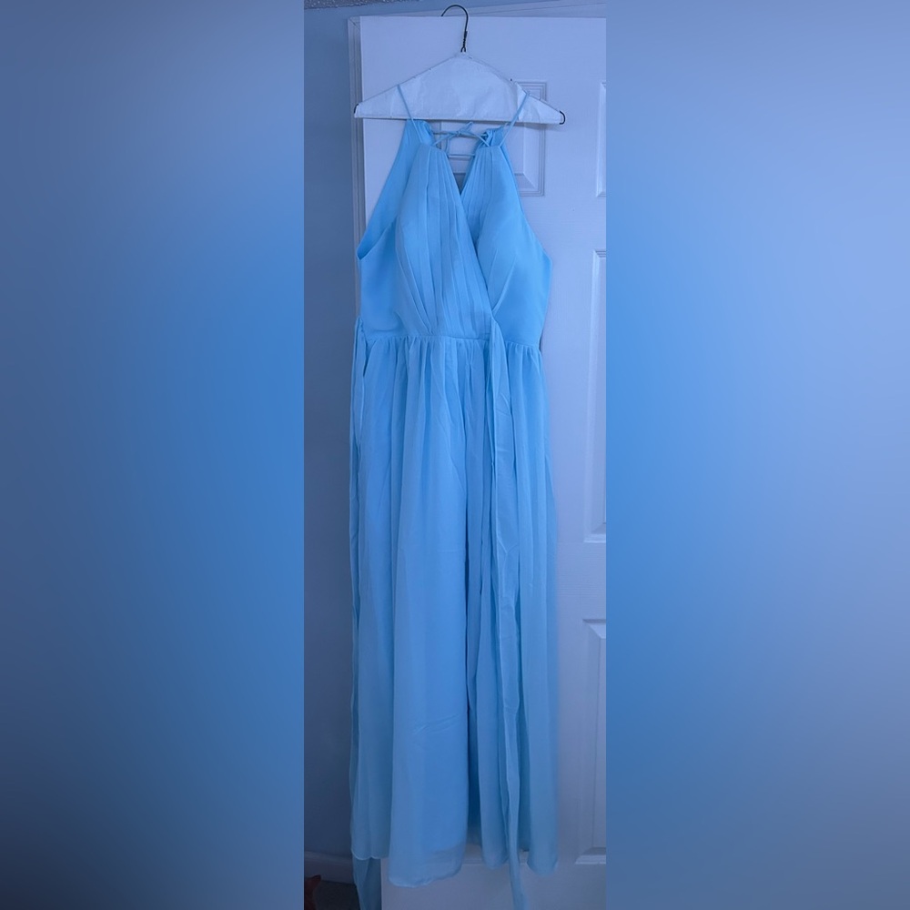 Elegant Light Blue Dress